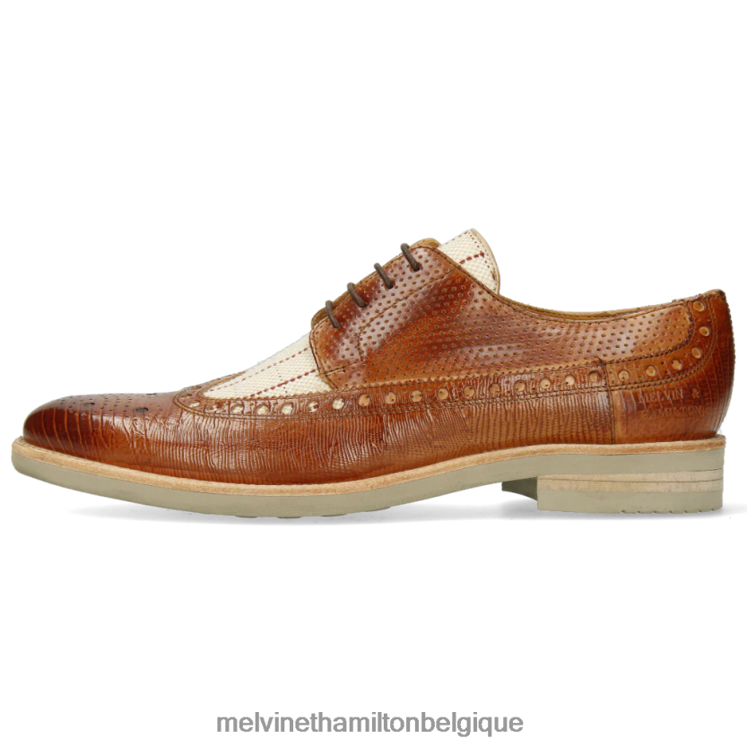 Melvin & Hamilton Hommes Clint 34 R44228540 chaussures derby brun clair