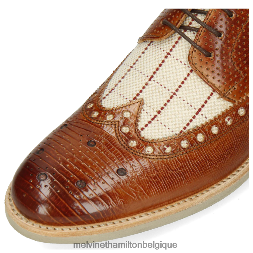 Melvin & Hamilton Hommes Clint 34 R44228540 chaussures derby brun clair