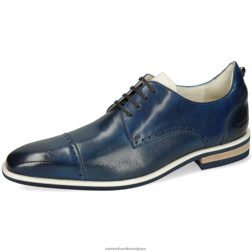 Melvin & Hamilton Hommes Dave 1 R44228552 chaussures derby bleu