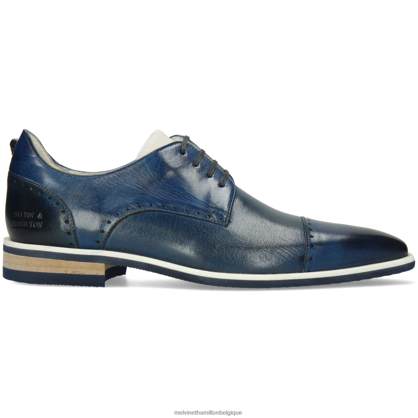 Melvin & Hamilton Hommes Dave 1 R44228552 chaussures derby bleu