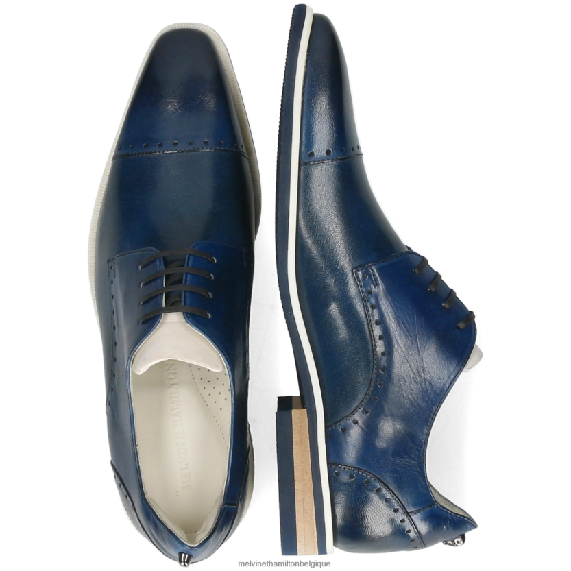 Melvin & Hamilton Hommes Dave 1 R44228552 chaussures derby bleu