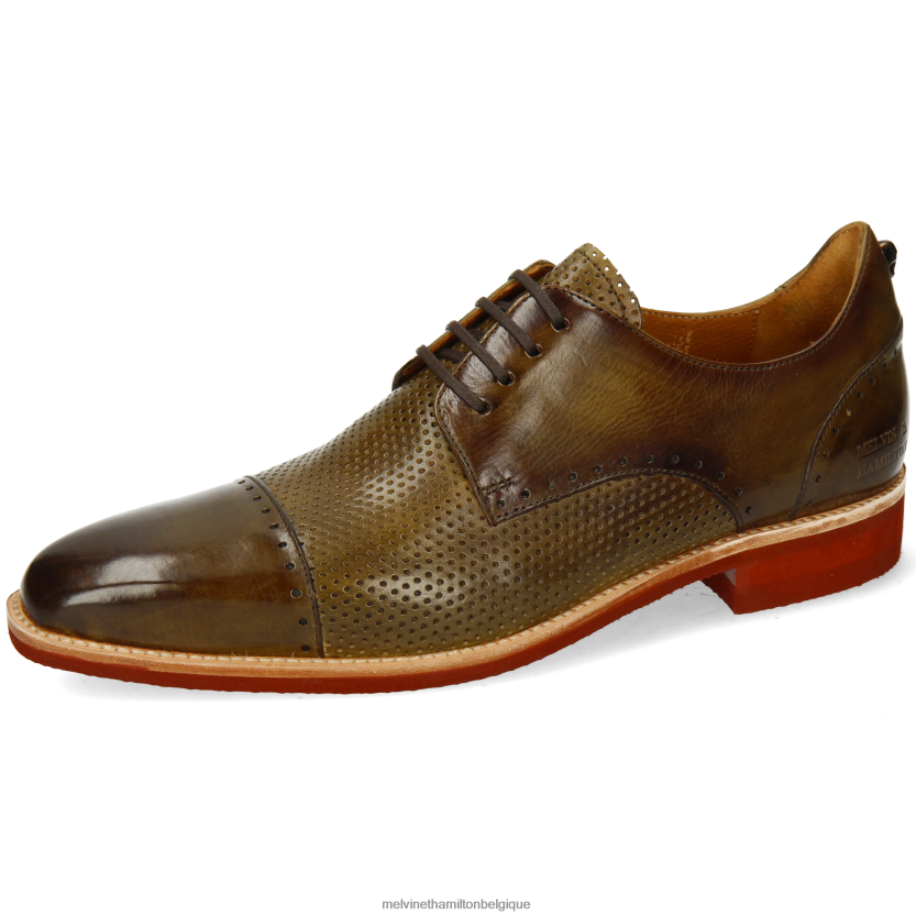 Melvin & Hamilton Hommes Dave 1 R44228561 chaussures derby vert