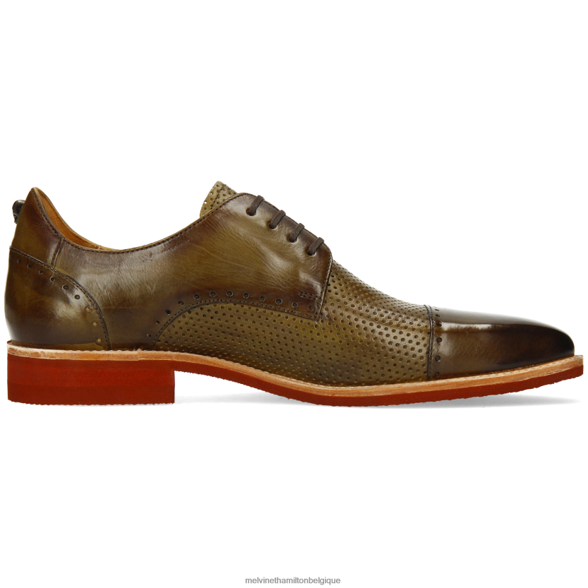 Melvin & Hamilton Hommes Dave 1 R44228561 chaussures derby vert