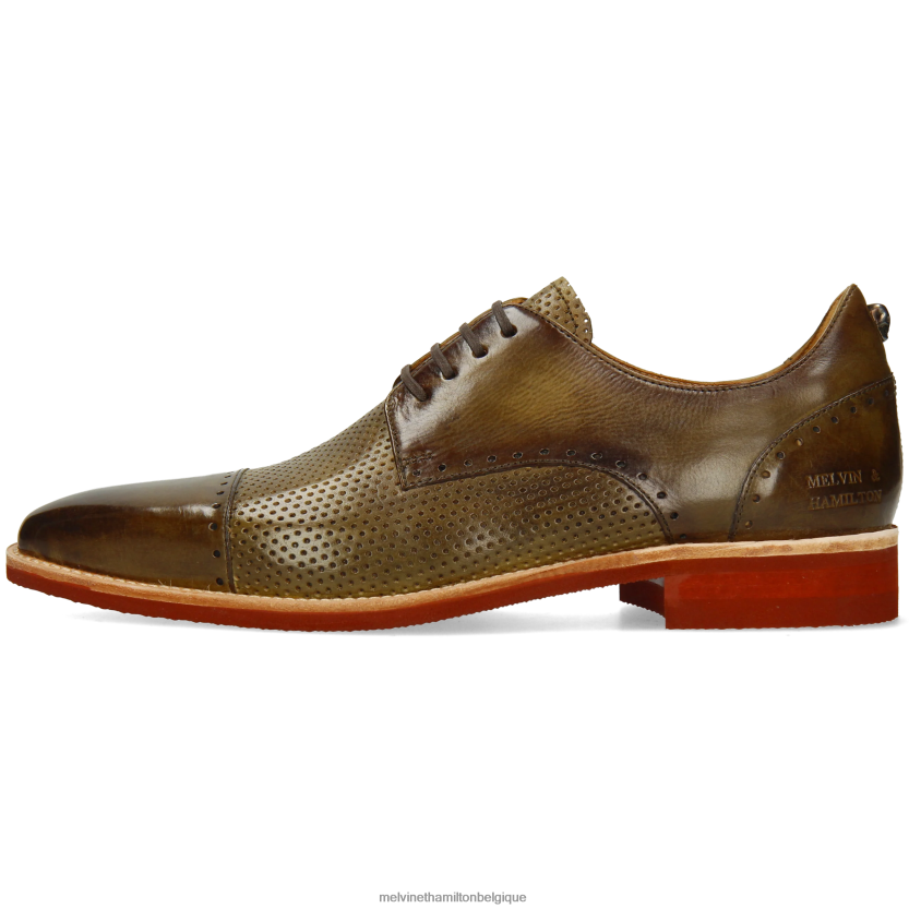Melvin & Hamilton Hommes Dave 1 R44228561 chaussures derby vert