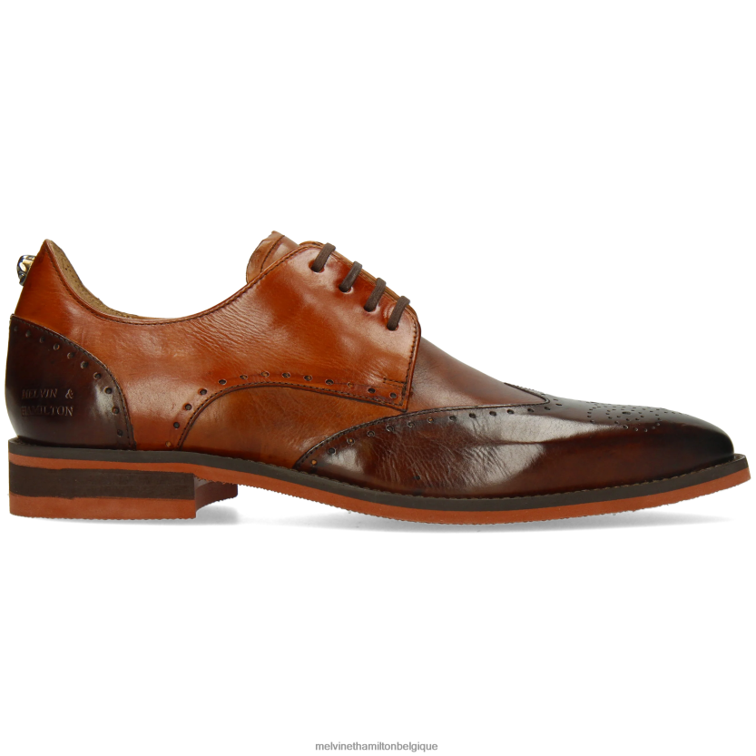 Melvin & Hamilton Hommes David 2 R44228385 chaussures derby brun