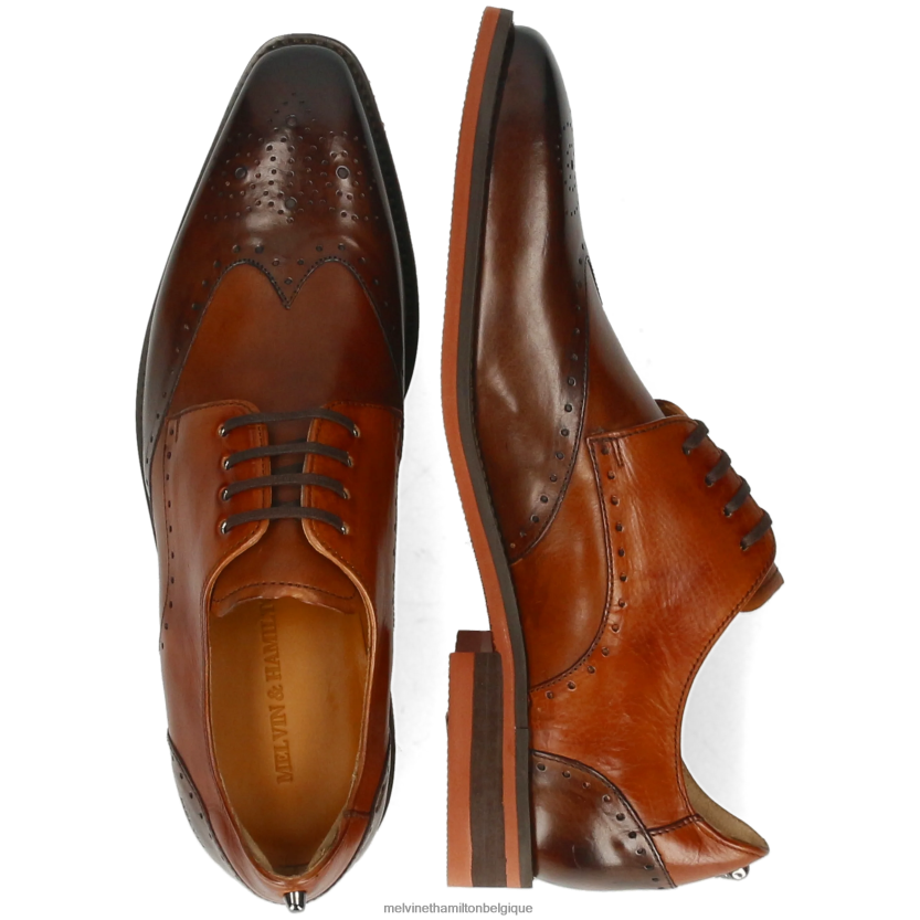 Melvin & Hamilton Hommes David 2 R44228385 chaussures derby brun