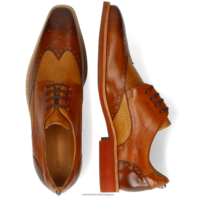 Melvin & Hamilton Hommes David 2 R44228462 chaussures derby brun