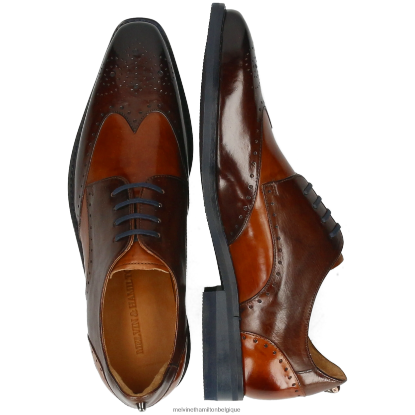 Melvin & Hamilton Hommes David 2 R44228507 chaussures derby brun