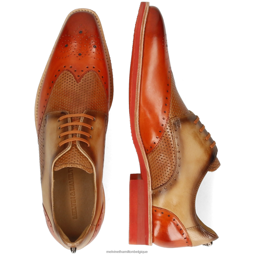 Melvin & Hamilton Hommes David 2 R44228508 chaussures derby multi