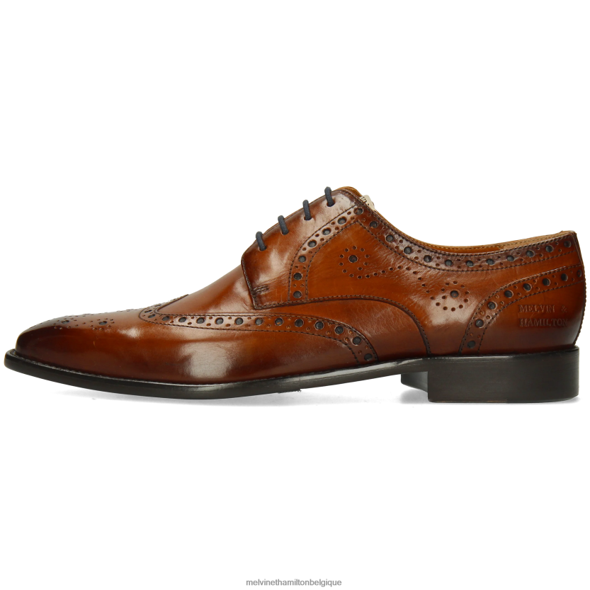Melvin & Hamilton Hommes Dylan 2 R44228355 chaussures derby brun