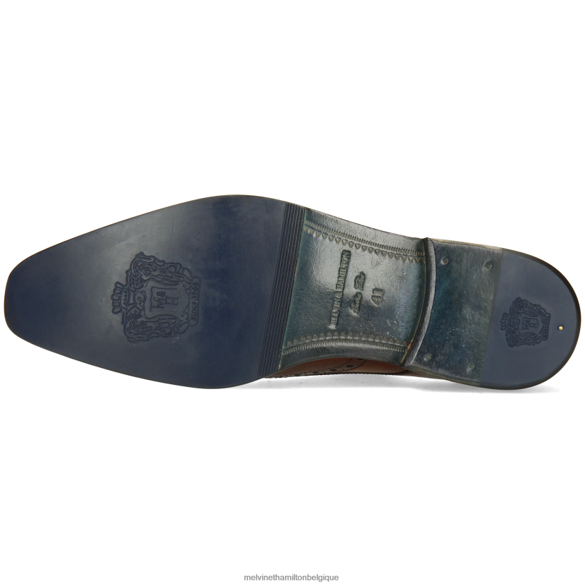 Melvin & Hamilton Hommes Dylan 2 R44228355 chaussures derby brun