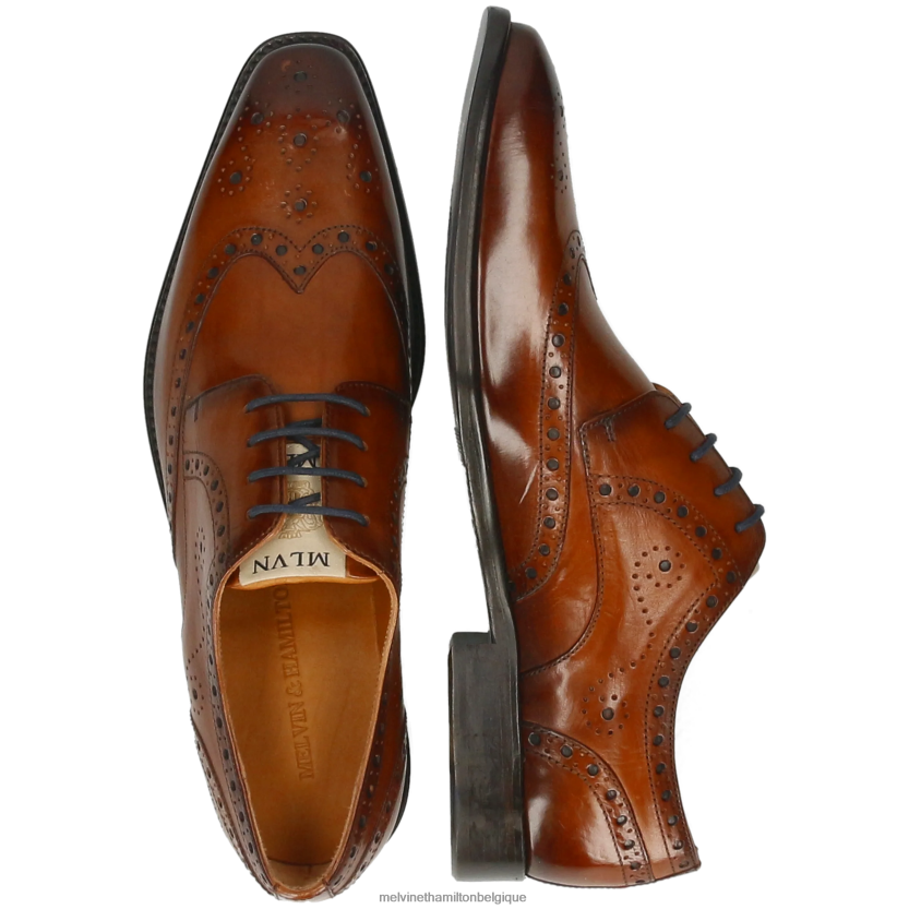 Melvin & Hamilton Hommes Dylan 2 R44228355 chaussures derby brun