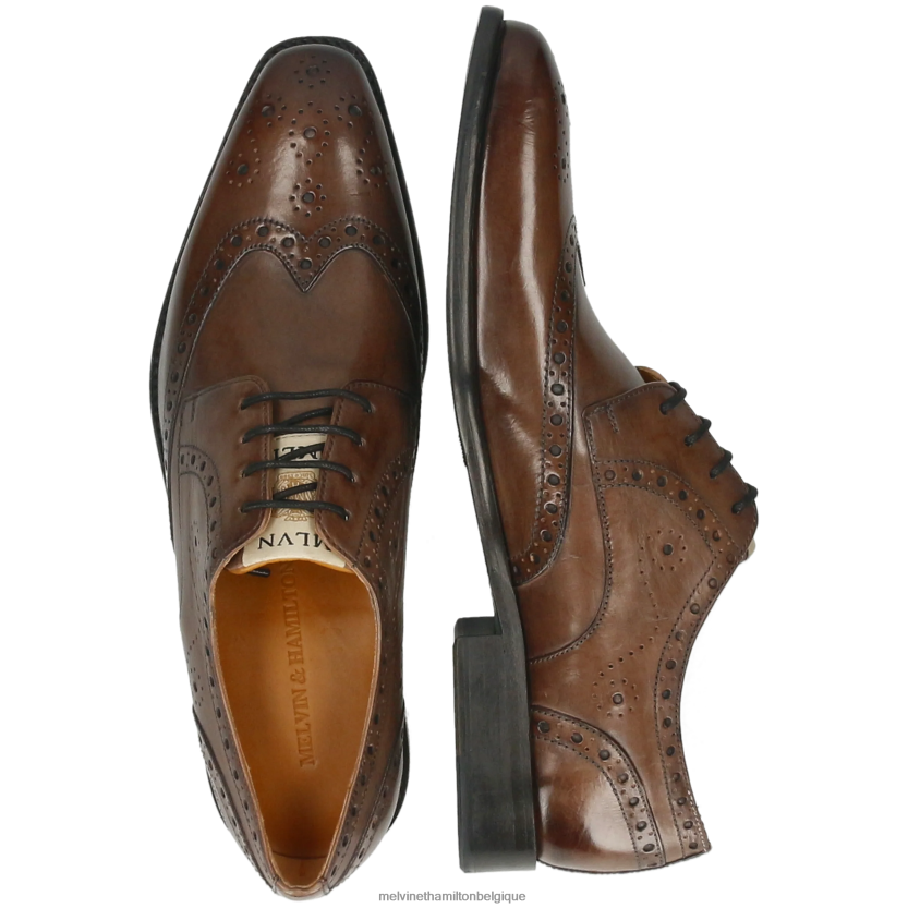 Melvin & Hamilton Hommes Dylan 2 R44228365 chaussures derby gris