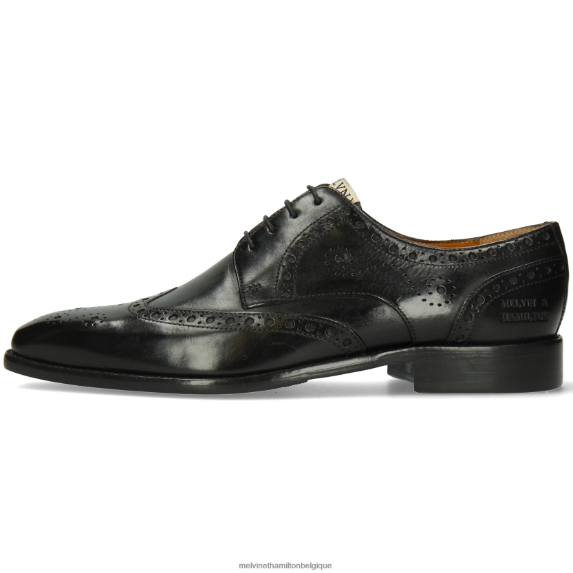 Melvin & Hamilton Hommes Dylan 2 R44228437 chaussures derby noir