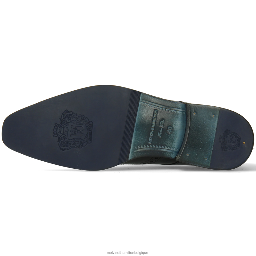 Melvin & Hamilton Hommes Dylan 2 R44228437 chaussures derby noir