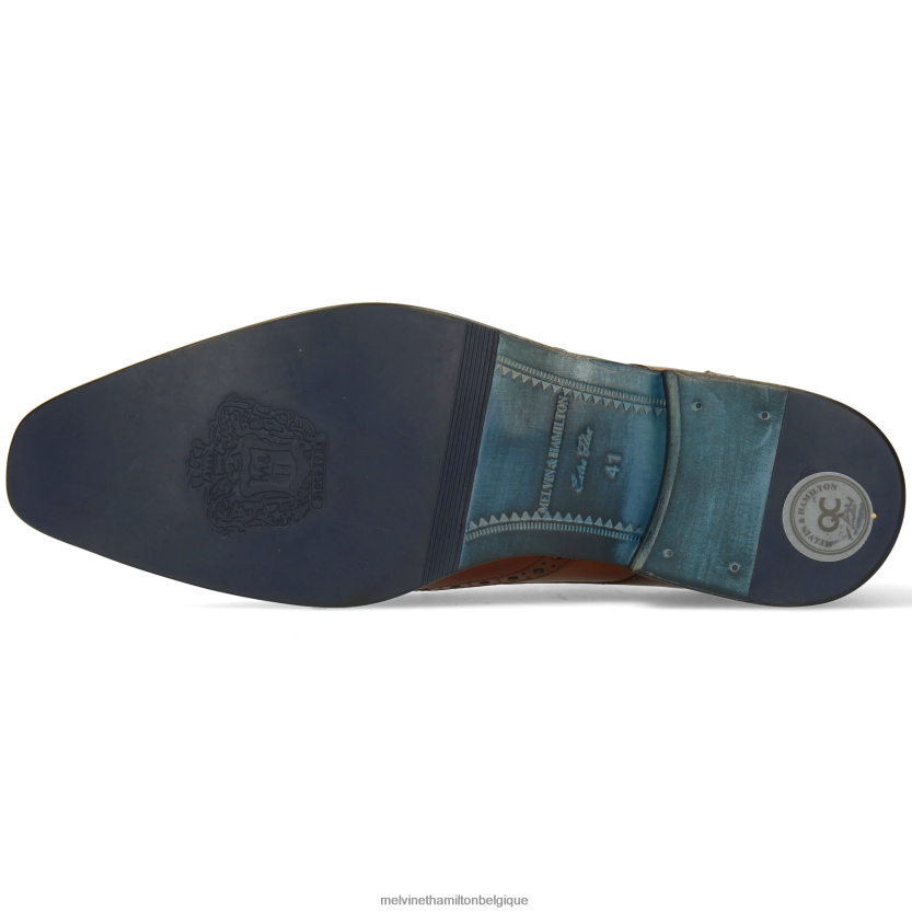 Melvin & Hamilton Hommes Dylan 2 R44228477 chaussures derby brun