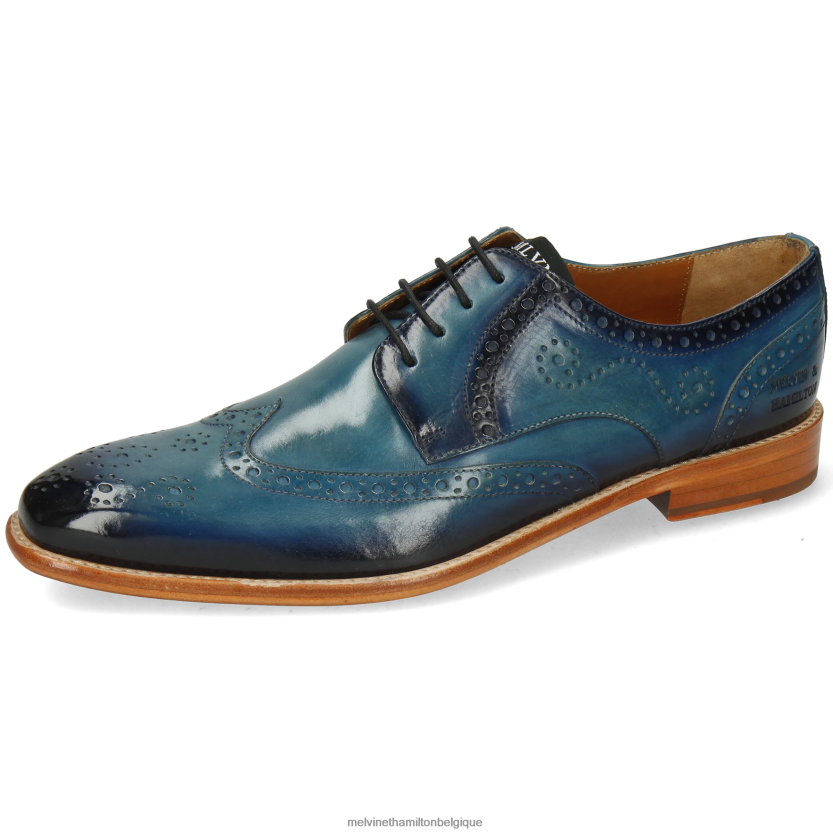 Melvin & Hamilton Hommes Dylan 2 R44228483 chaussures derby bleu
