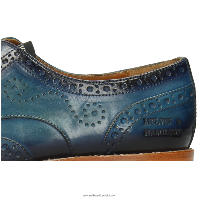 Melvin & Hamilton Hommes Dylan 2 R44228483 chaussures derby bleu