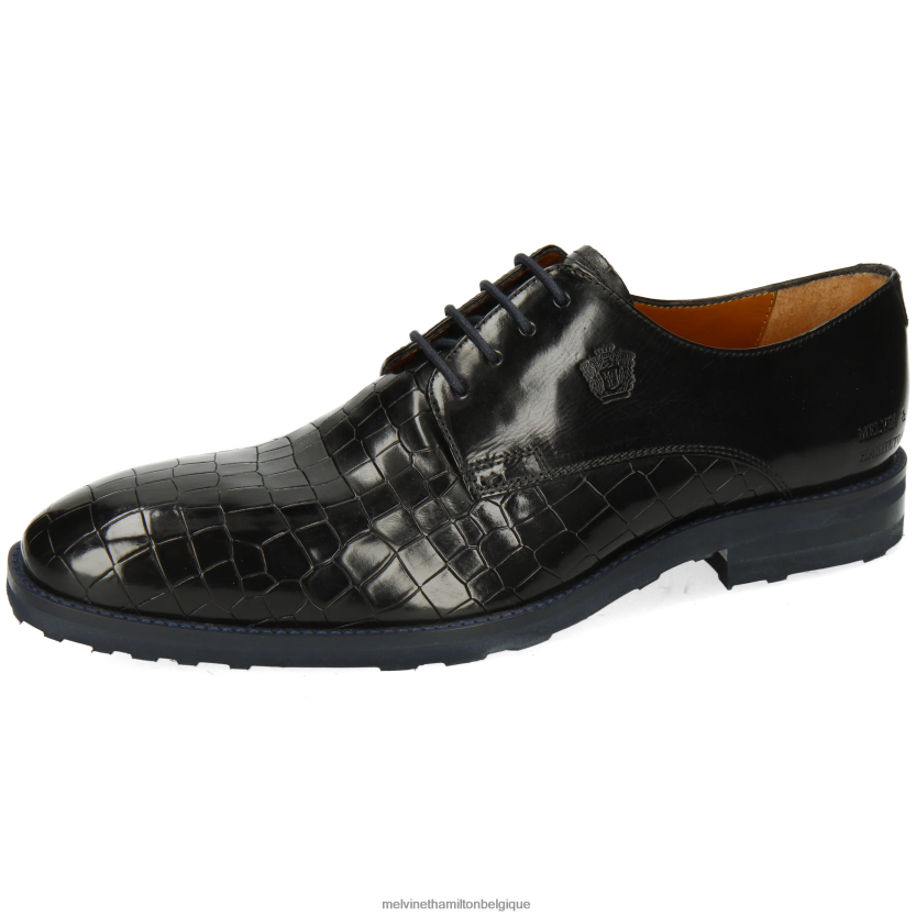 Melvin & Hamilton Hommes Flynn 1 R44228377 chaussures derby noir