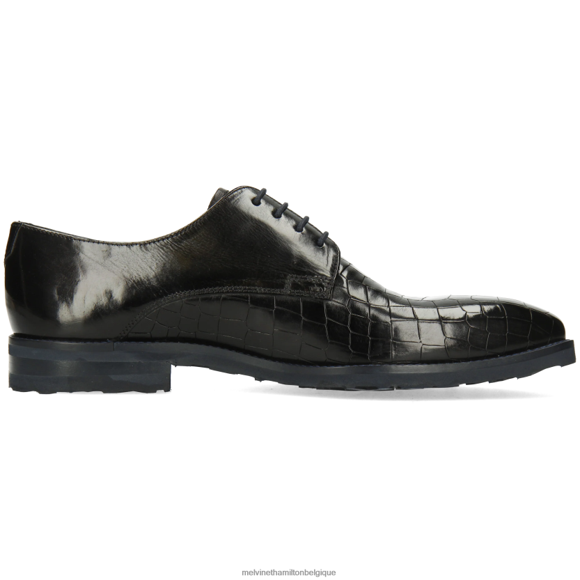 Melvin & Hamilton Hommes Flynn 1 R44228377 chaussures derby noir