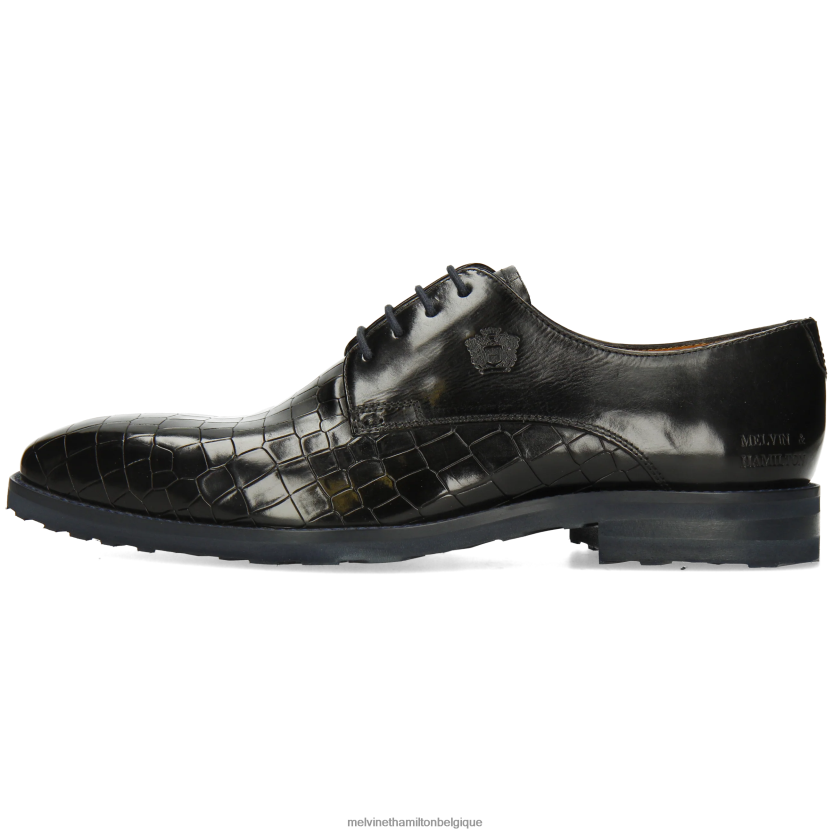 Melvin & Hamilton Hommes Flynn 1 R44228377 chaussures derby noir