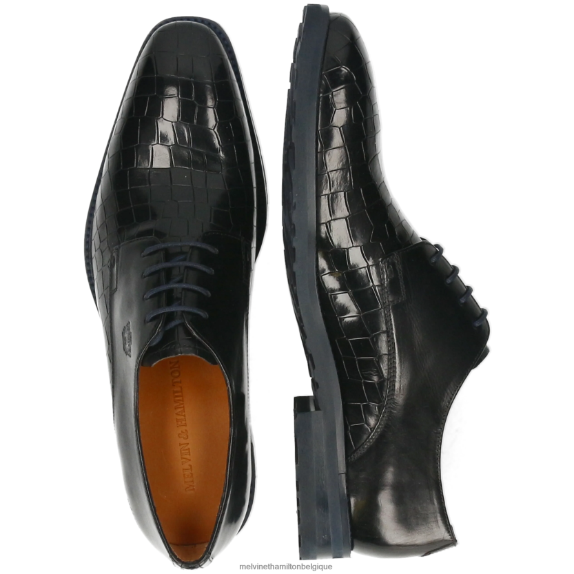 Melvin & Hamilton Hommes Flynn 1 R44228377 chaussures derby noir