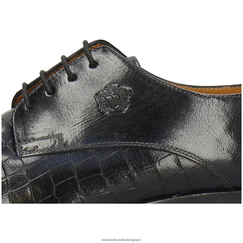Melvin & Hamilton Hommes Flynn 1 R44228537 chaussures derby bleu