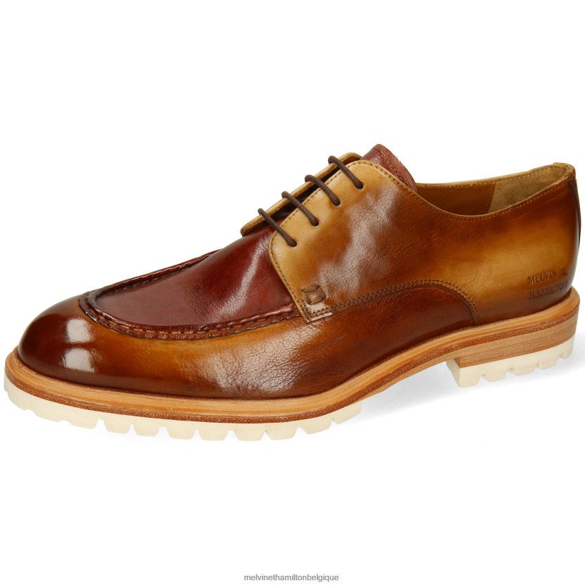 Melvin & Hamilton Hommes Georges 2 R44228394 chaussures derby brun