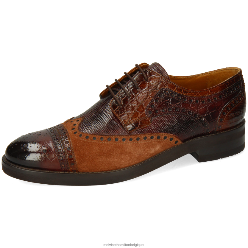 Melvin & Hamilton Hommes Henri 7 R44228441 chaussures derby brun