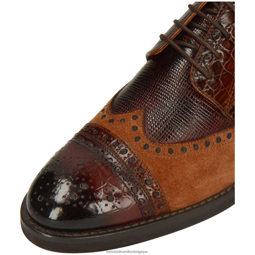 Melvin & Hamilton Hommes Henri 7 R44228441 chaussures derby brun