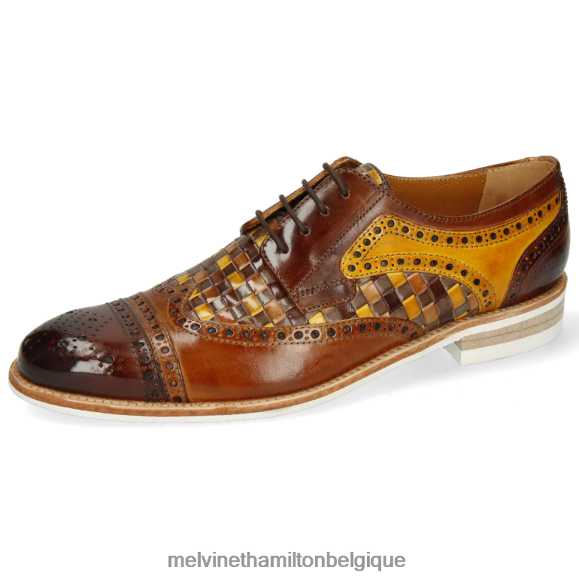 Melvin & Hamilton Hommes Henri 7 R44228523 chaussures derby brun