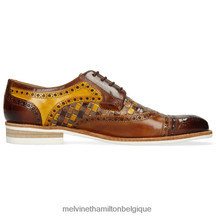 Melvin & Hamilton Hommes Henri 7 R44228523 chaussures derby brun