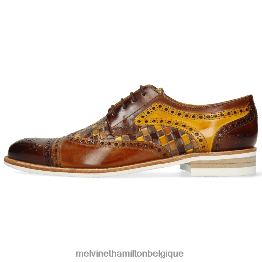 Melvin & Hamilton Hommes Henri 7 R44228523 chaussures derby brun