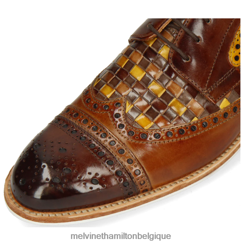 Melvin & Hamilton Hommes Henri 7 R44228523 chaussures derby brun