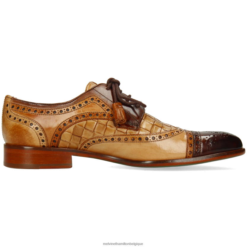 Melvin & Hamilton Hommes Henri 7 R44228558 chaussures derby brun clair