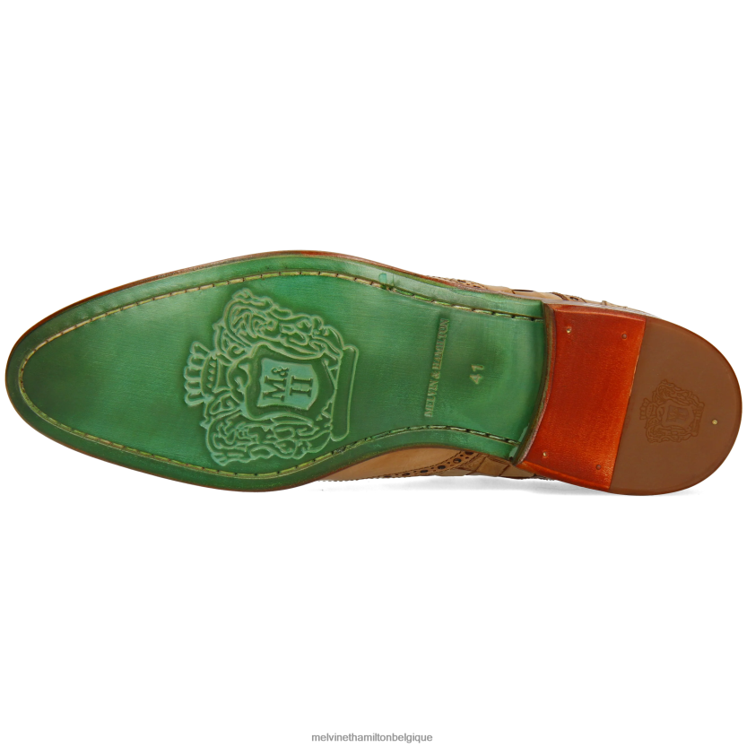 Melvin & Hamilton Hommes Henri 7 R44228558 chaussures derby brun clair