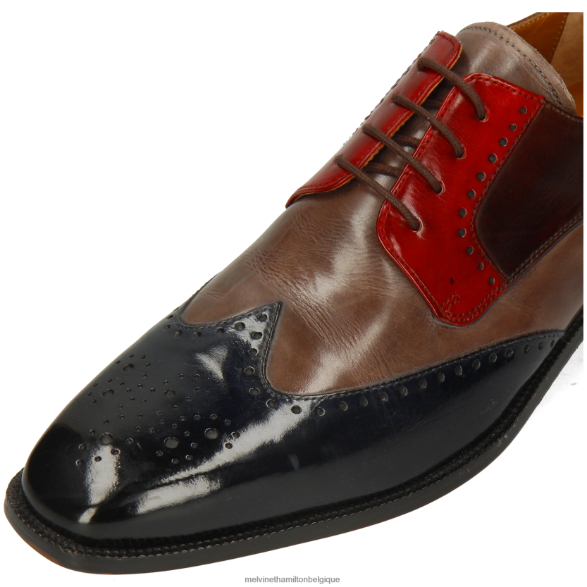 Melvin & Hamilton Hommes Jeff 14 R44228354 chaussures derby multi