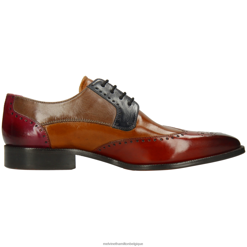 Melvin & Hamilton Hommes Jeff 14 R44228356 chaussures derby multi