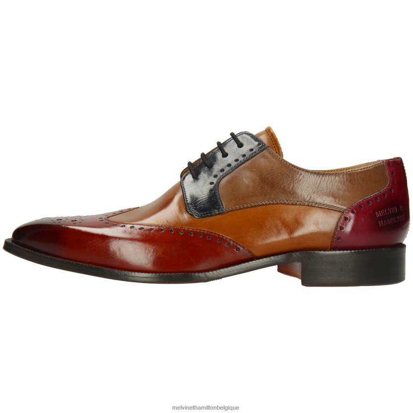 Melvin & Hamilton Hommes Jeff 14 R44228356 chaussures derby multi