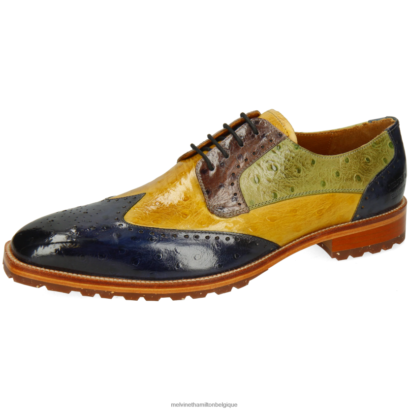 Melvin & Hamilton Hommes Jeff 14 R44228393 chaussures derby multi