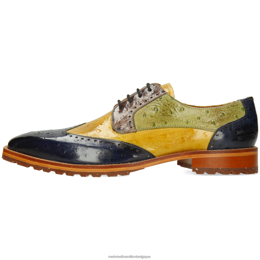 Melvin & Hamilton Hommes Jeff 14 R44228393 chaussures derby multi