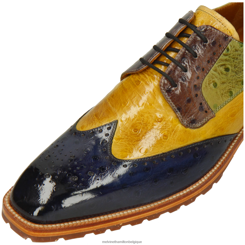 Melvin & Hamilton Hommes Jeff 14 R44228393 chaussures derby multi