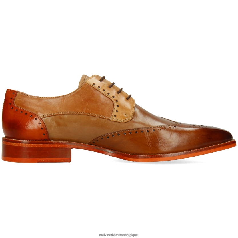 Melvin & Hamilton Hommes Jeff 14 R44228409 chaussures derby brun