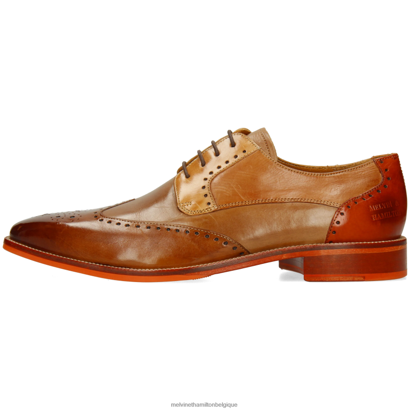 Melvin & Hamilton Hommes Jeff 14 R44228409 chaussures derby brun