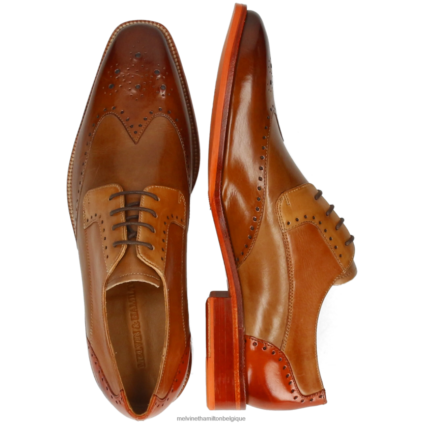 Melvin & Hamilton Hommes Jeff 14 R44228409 chaussures derby brun