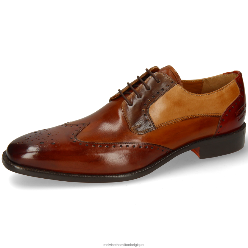 Melvin & Hamilton Hommes Jeff 14 R44228449 chaussures derby brun