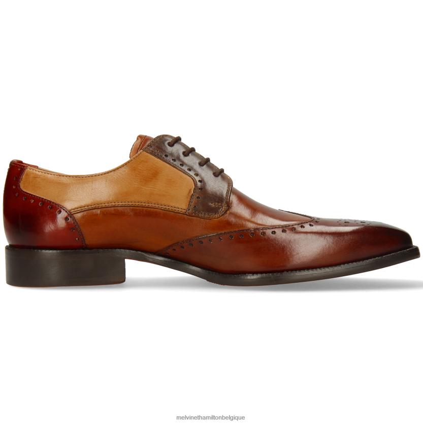 Melvin & Hamilton Hommes Jeff 14 R44228449 chaussures derby brun