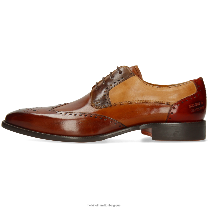 Melvin & Hamilton Hommes Jeff 14 R44228449 chaussures derby brun