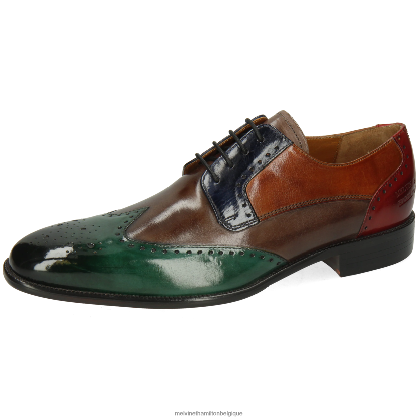 Melvin & Hamilton Hommes Jeff 14 R44228451 chaussures derby multi