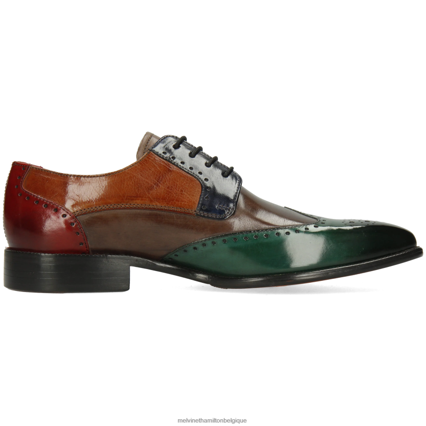 Melvin & Hamilton Hommes Jeff 14 R44228451 chaussures derby multi
